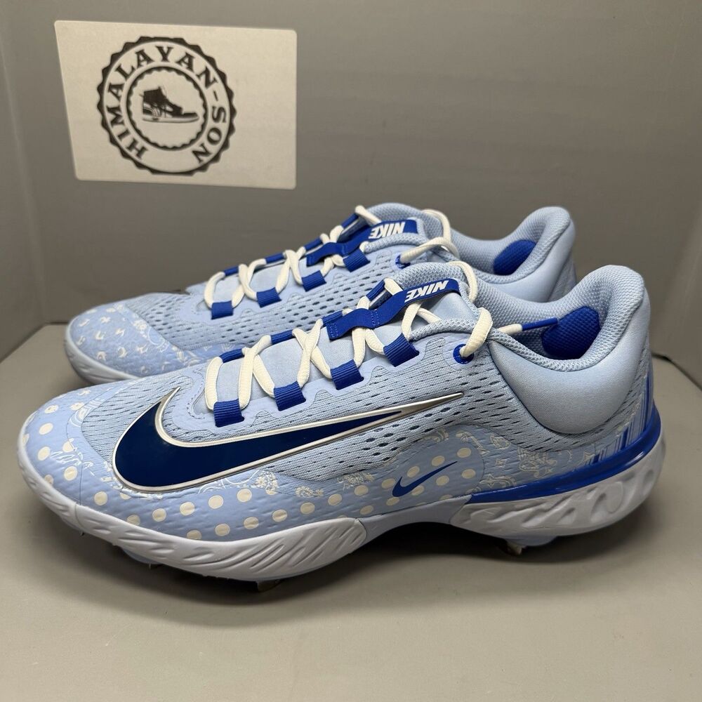 Men Sz 12 Nike Alpha Huarache Elite 4 Low Father Day Baseball Cleats HV6881-400